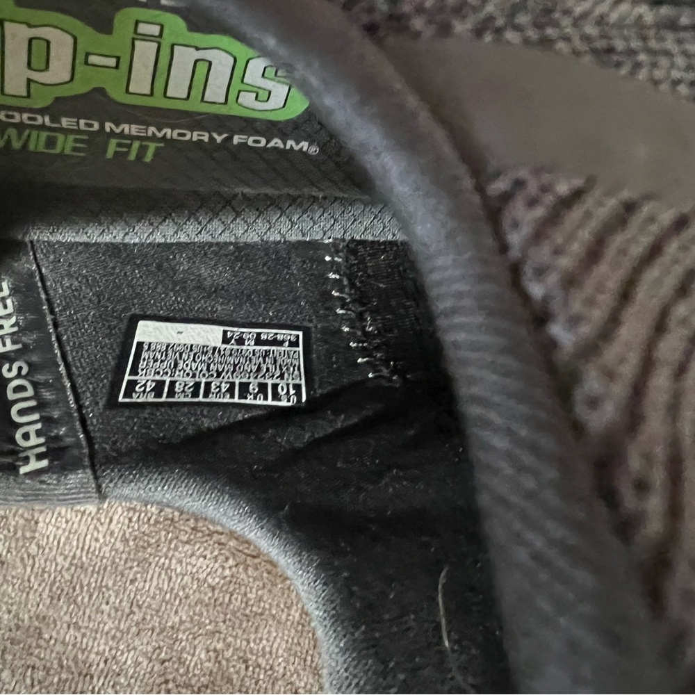 Skechers Men's Dark Gray Athletic Sneakers - Picture 3 of 6